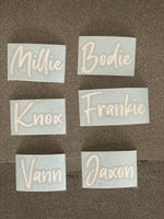 DIY personalised labels