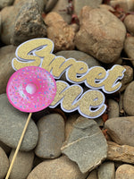 3D Cake Topper Sweet One theme