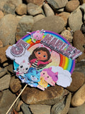 3D Cake Topper Gabby Dollhouse Theme