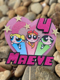 3D Cake Topper Powerpuff Girls theme