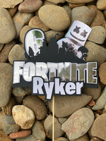 3D Cake Topper Fortnite + Characters Theme