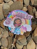 3D Cake Topper Gabby Dollhouse Theme