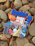 3D Cake Topper Sports Theme