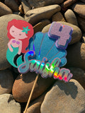 3D Cake Topper Mermaid style 1 Theme