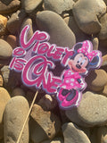 3D Cake Topper Minnie Mouse Theme