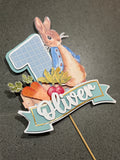 3D Cake Topper Peter Rabbit Theme