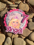 3D Cake Topper Barbie theme