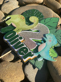 3D Cake Topper Dinosaur style 2 Theme