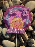 3D Cake Topper Barbie theme