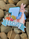 3D Cake Topper Peter Rabbit Theme
