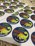 Party Stickers Dinosaur Theme