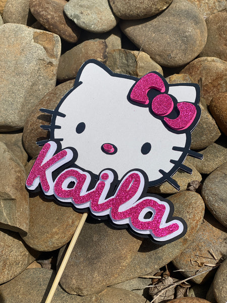 3D Cake Topper Hello Kitty theme