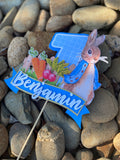 3D Cake Topper Peter Rabbit Theme