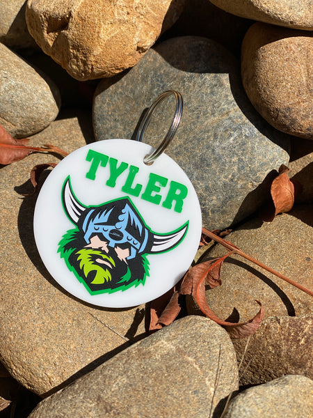 Personalised Bag Tags - Raiders