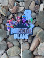 3D Cake Topper Fortnite + Characters Theme