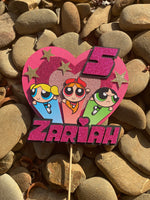 3D Cake Topper Powerpuff Girls theme