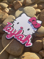 3D Cake Topper Hello Kitty theme