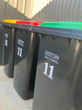 Bin Number labels 3 pack