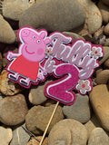 3D Cake Topper Peppa Pig Theme