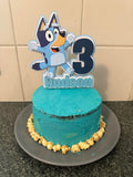 3D Cake Topper Bluey style 1 theme