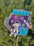 3D Cake Topper Space Theme
