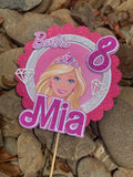 3D Cake Topper Barbie theme