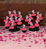 Minnie Mouse cupcake toppers 12 pack