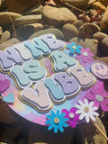 3D Cake Topper Nine is a Vibe Theme