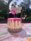 3D Cake Topper Sweet One theme
