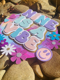 3D Cake Topper Nine is a Vibe Theme