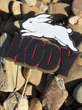 3D Cake Topper South Sydney Rabbits Theme