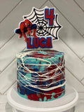 3D Cake Topper Spider-Man theme