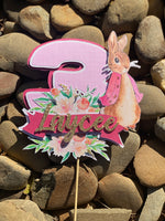 3D Cake Topper Flopsy Rabbit Theme