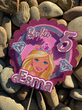 3D Cake Topper Barbie theme
