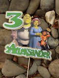 3D Cake Topper Shrek theme