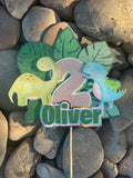 3D Cake Topper Dinosaur style 2 Theme