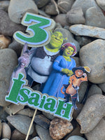 3D Cake Topper Shrek theme