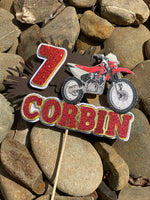 3D Cake Topper Dirt bike theme