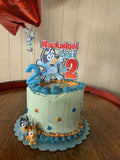 3D Cake Topper Bluey style 2 Theme