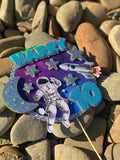 3D Cake Topper Space Theme