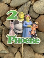 3D Cake Topper Shrek theme