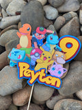 3D Cake Topper Pokemon theme