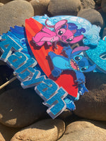 3D Cake topper Stitch and Angel theme