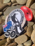 3D Cake Topper Collingwood Magpies AFL Theme