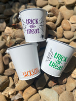 Halloween Trick or Treat Buckets