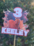 3D Cake Topper Ferdinand Theme