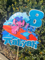 3D Cake topper Stitch and Angel theme