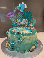 3D Cake Topper Mermaid Theme