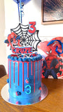 3D Cake Topper Spider-Man theme