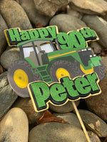 3D Cake Topper Tractor theme